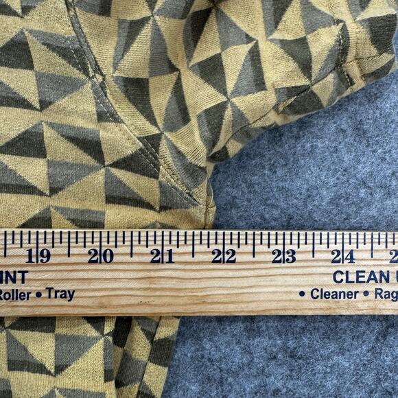 Howler Bros Mens Jacquard Geometric Tee Size L Mustard Pocket Western Surf Vibe - Picture 9 of 9